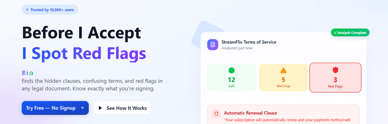 Before I Accept screenshot